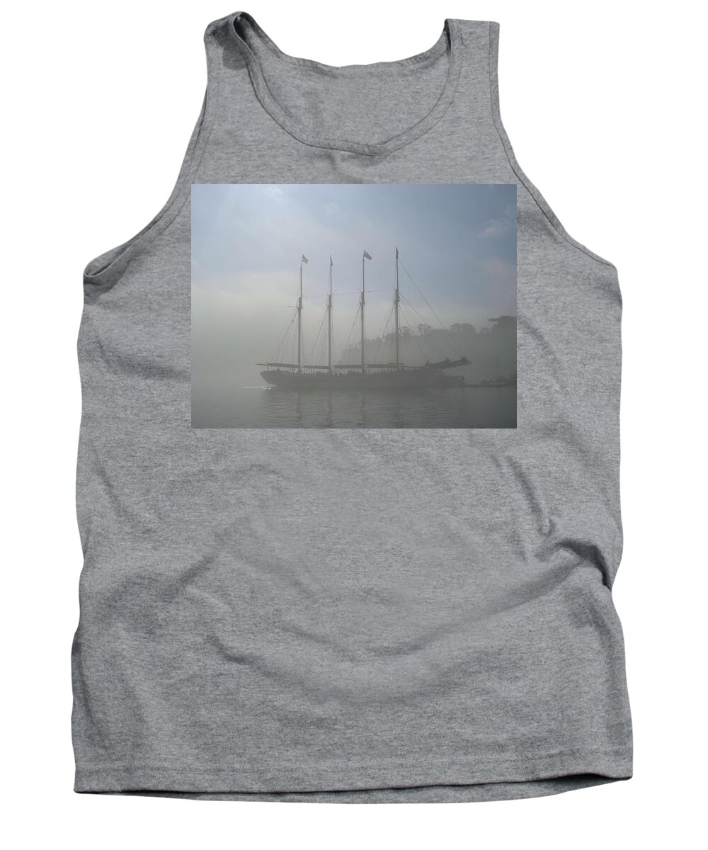 Water Tank Top featuring the photograph Waiting for the tide by Carolyn Jacob