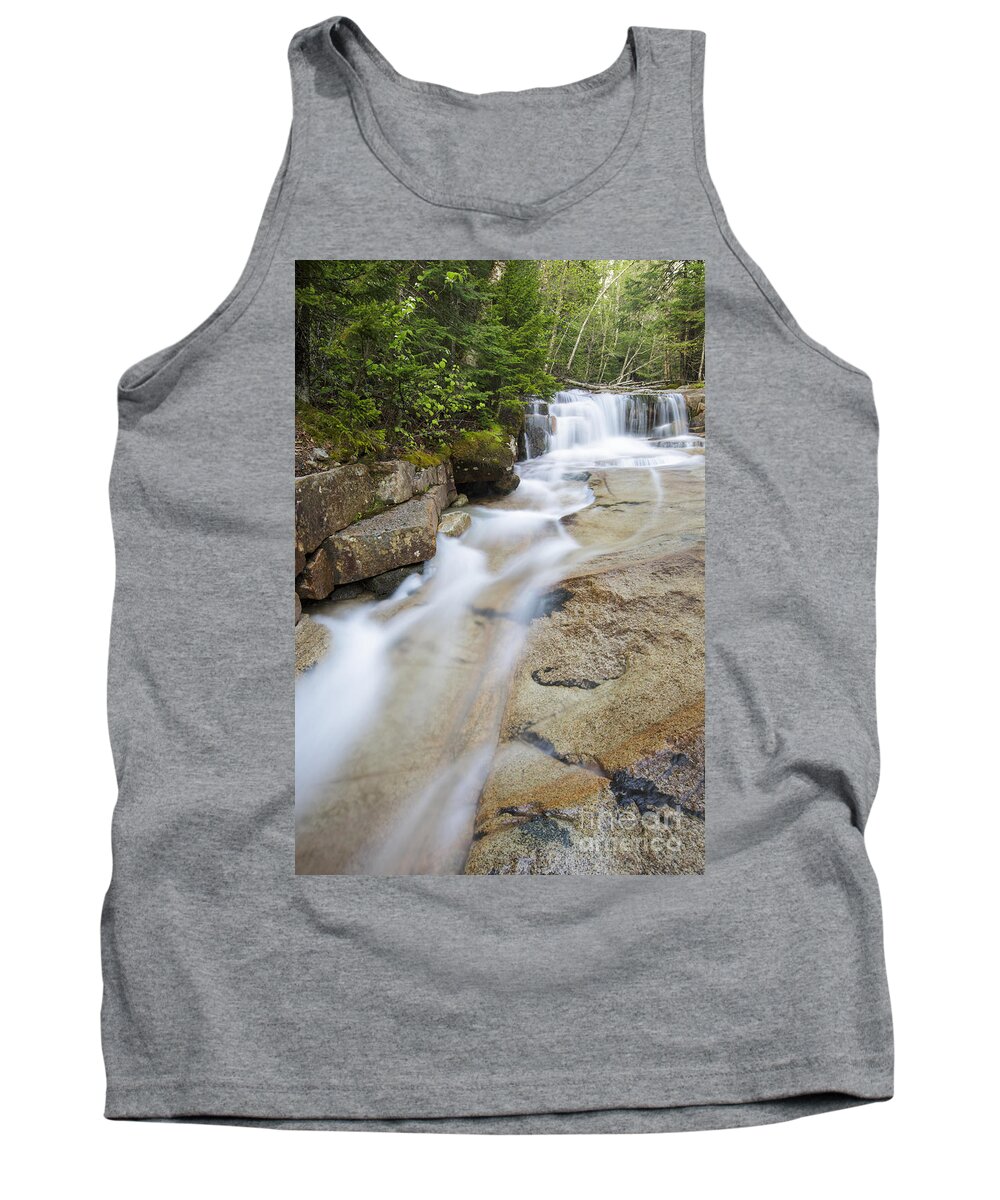 Awe-inspiring Tank Top featuring the photograph Walker Brook Cascades - Franconia Notch State Park New Hampshire by Erin Paul Donovan