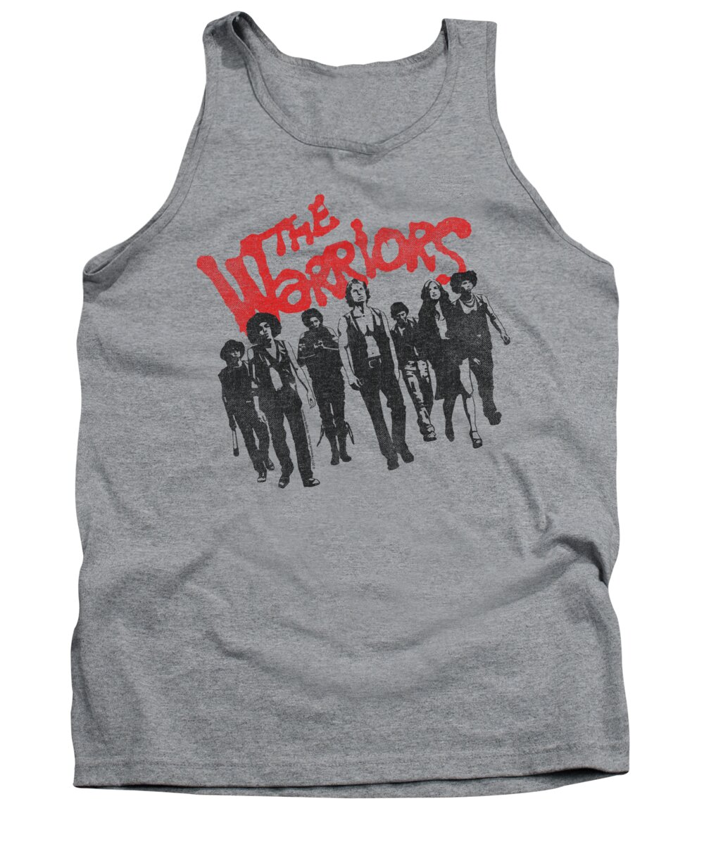 The Warriors Tank Top featuring the digital art Warriors - The Gang by Brand A