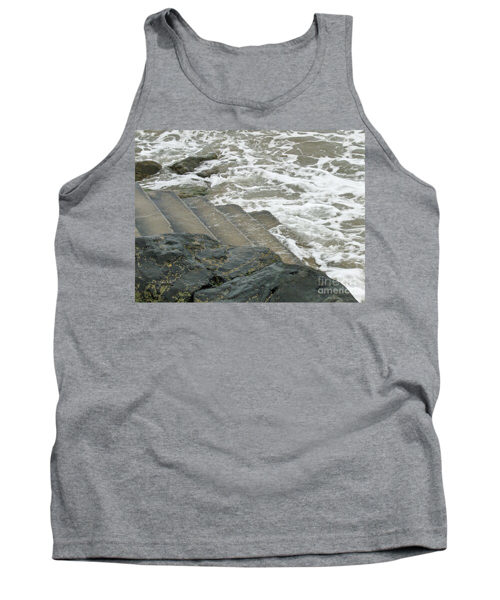 Sea Tank Top featuring the photograph Watch your Step by Brenda Brown