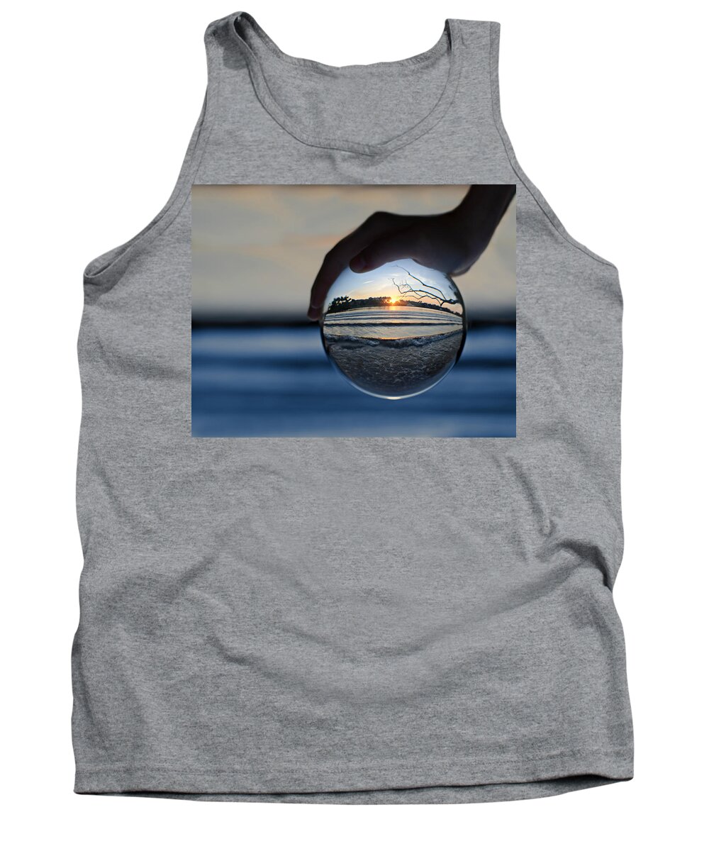 Earth Tank Top featuring the photograph Water Planet by Laura Fasulo