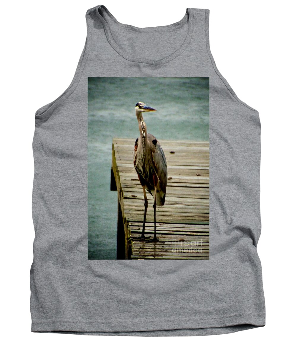 Bird Tank Top featuring the photograph Weather Delay by William Norton