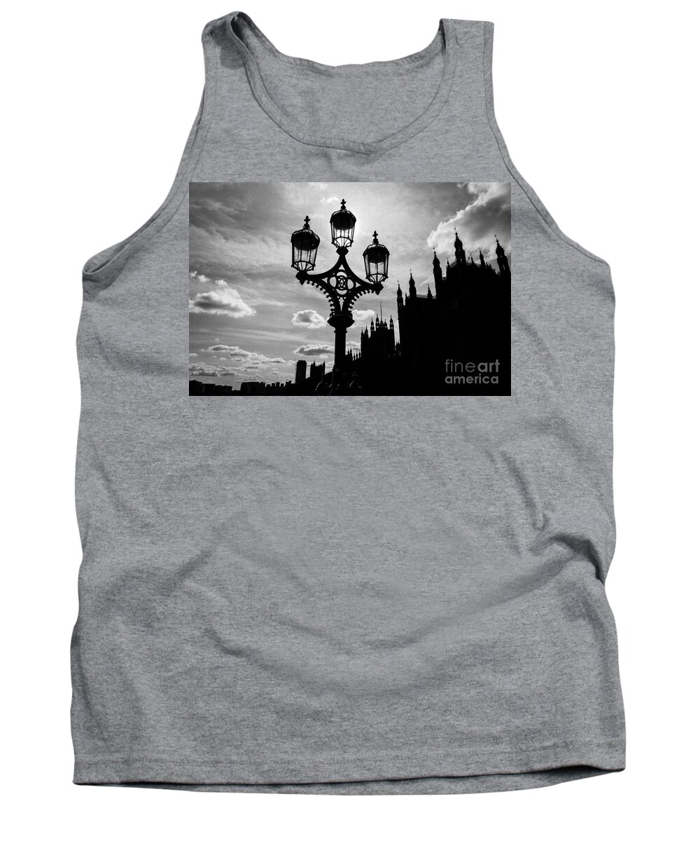 London Tank Top featuring the photograph Westminster Silhouette by Matt Malloy