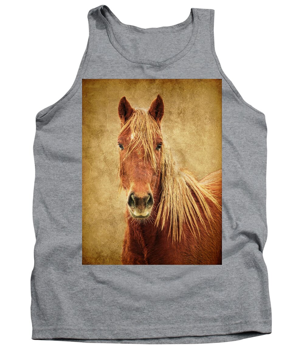 Wild Horses Tank Top featuring the photograph Wild Side by Steve McKinzie