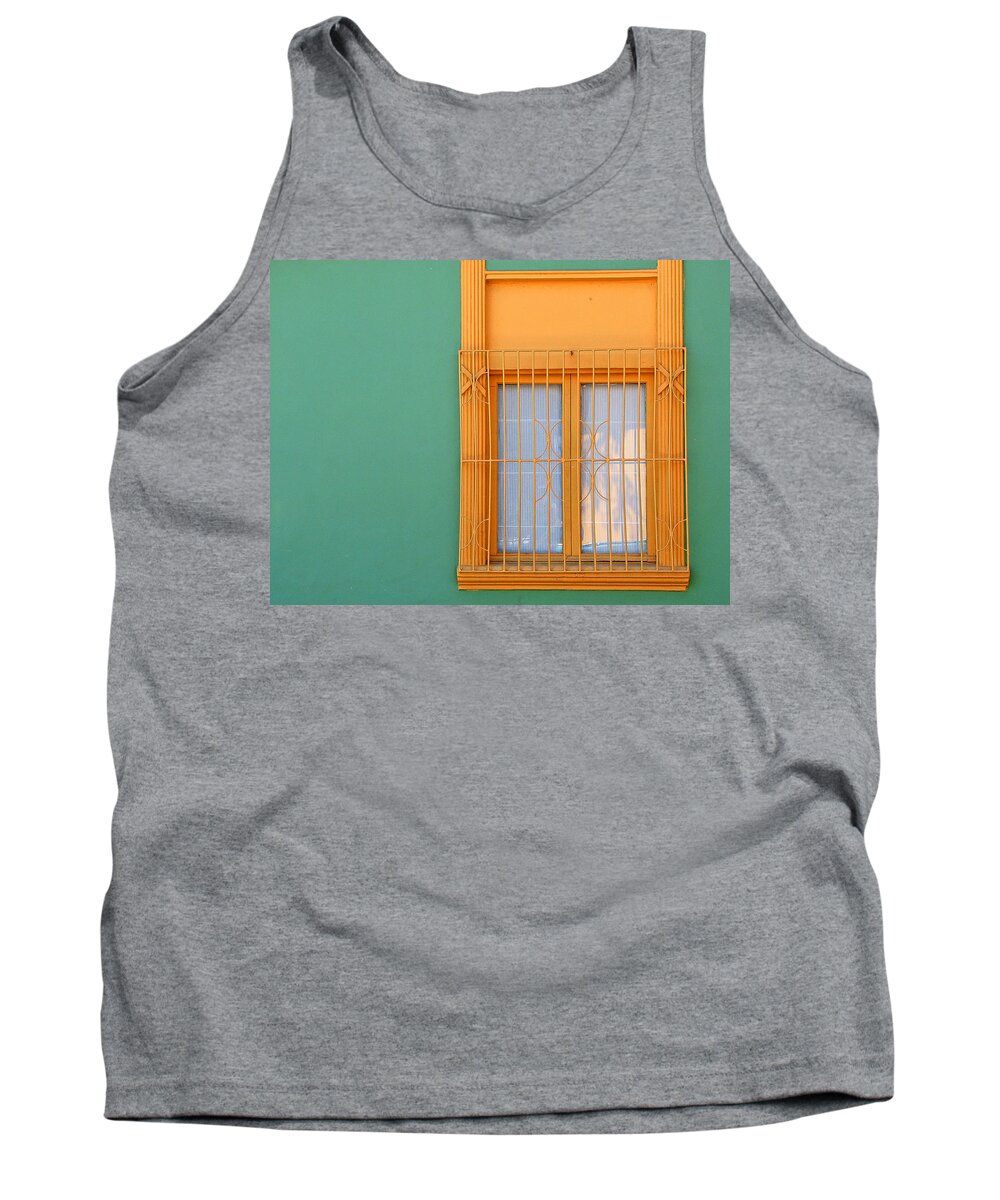 Color Tank Top featuring the photograph Windows of the World - Santiago Chile by Rick Locke - Out of the Corner of My Eye