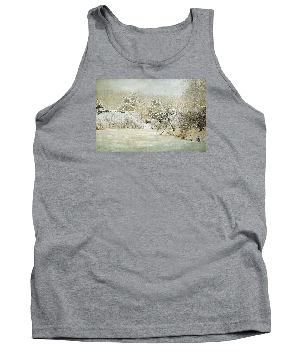 Winter Tank Top featuring the photograph Winter Silence by Julie Palencia
