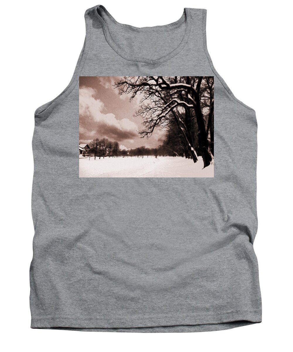 Winter Tank Top featuring the photograph Winter Tale by Nina Ficur Feenan