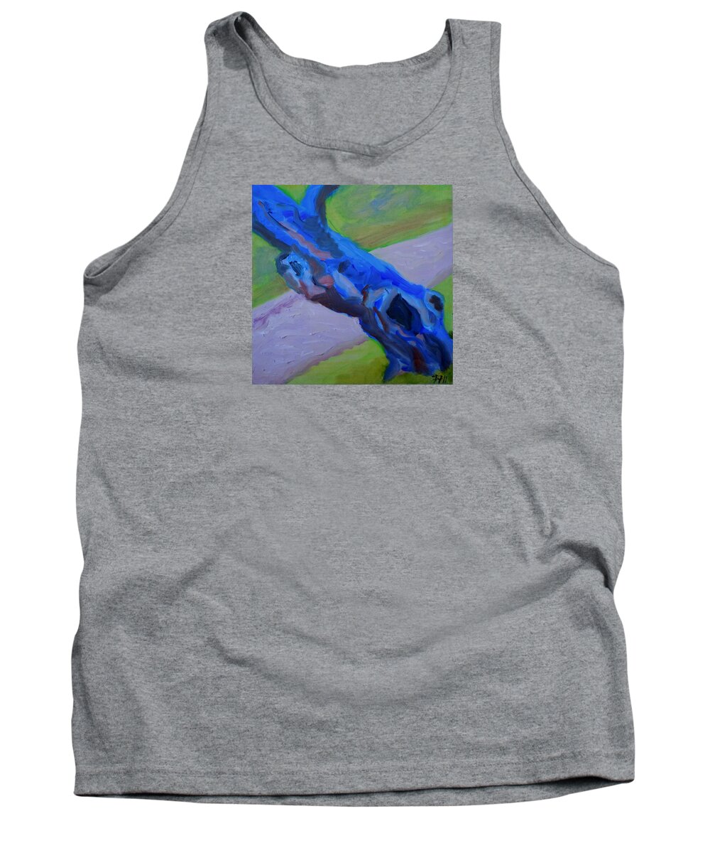 Trees Tank Top featuring the painting Wizened Apple Tree by Francine Frank