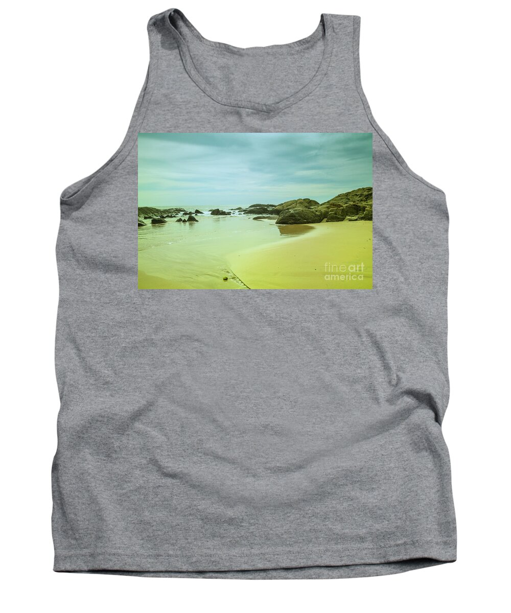 Water Tank Top featuring the photograph Wonderful Beachlandscape by Gina Koch