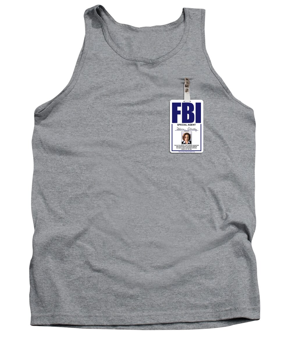  Tank Top featuring the digital art X Files - Scully Badge by Brand A