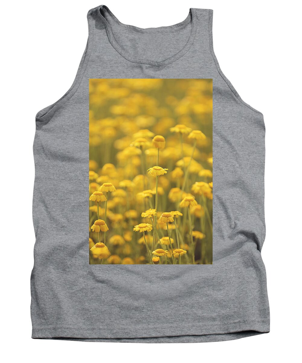 Summer Tank Top featuring the photograph Yellow by Carrie Ann Grippo-Pike
