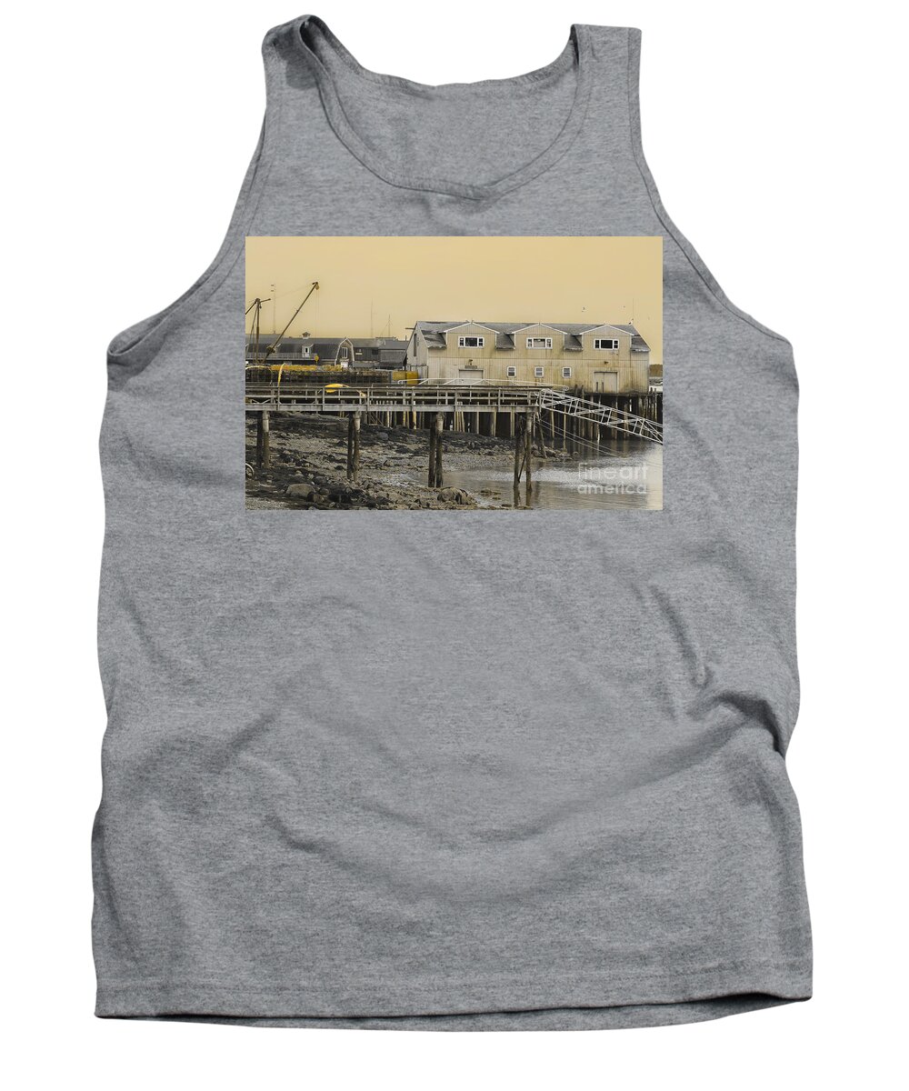 Maine Tank Top featuring the photograph Yellow by Karin Pinkham