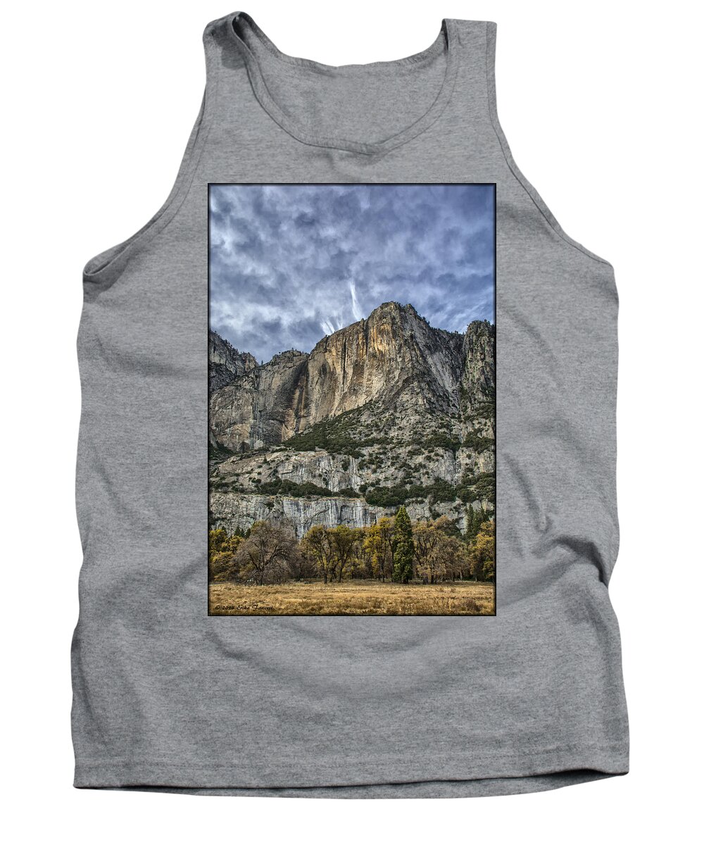 Yosemite Tank Top featuring the photograph Yosemite Falls Dry by Erika Fawcett