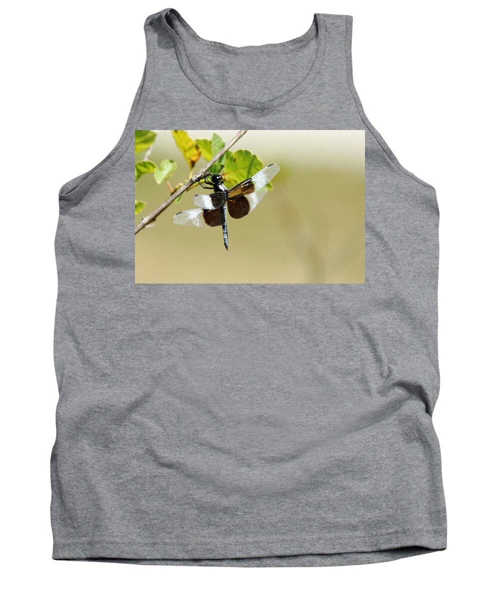 Dragonfly Tank Top featuring the photograph Dragonfly #1 by Alan Hutchins