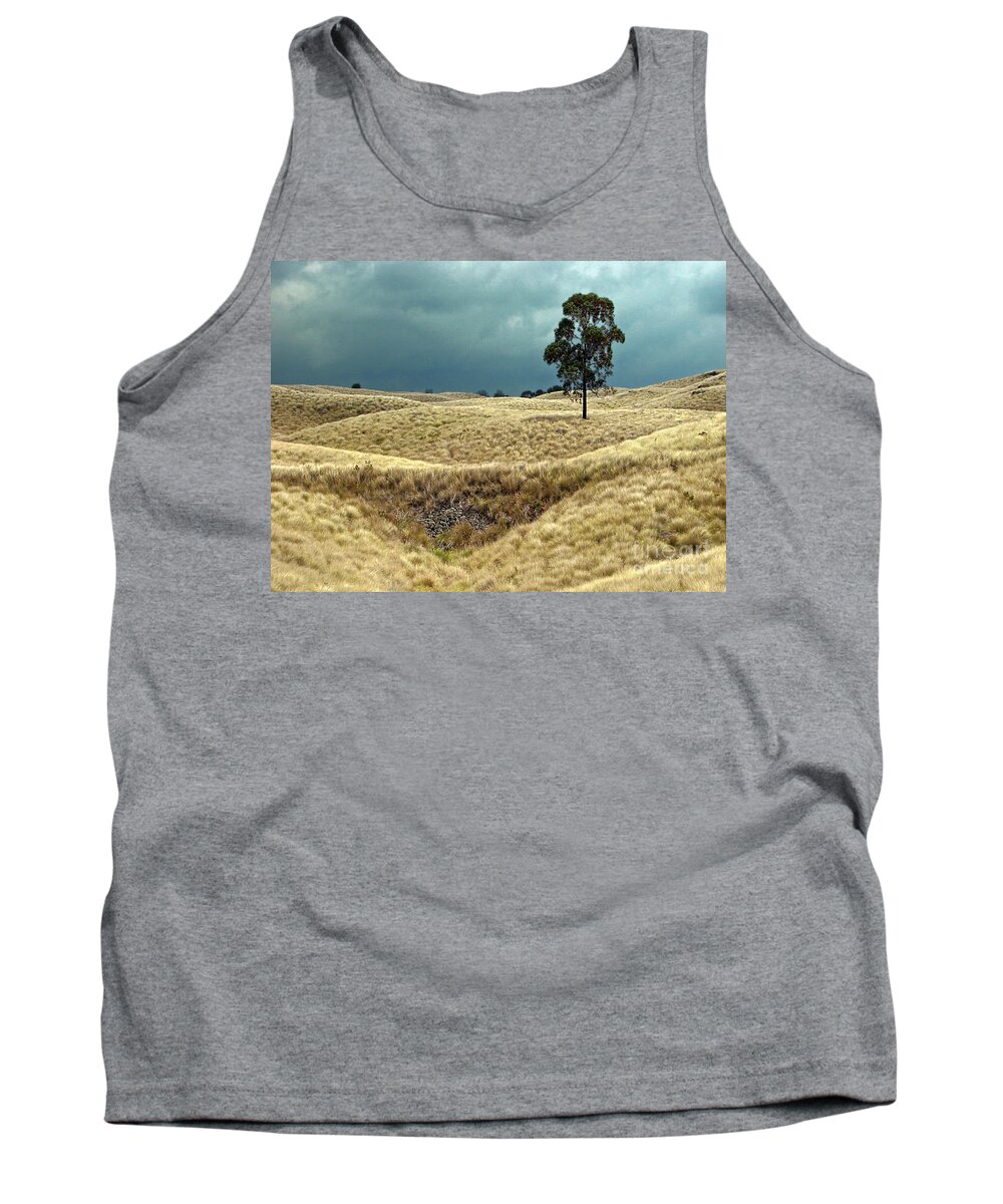 Landscapes Tank Top featuring the photograph Field of Saddle Road Dreams by Ellen Cotton