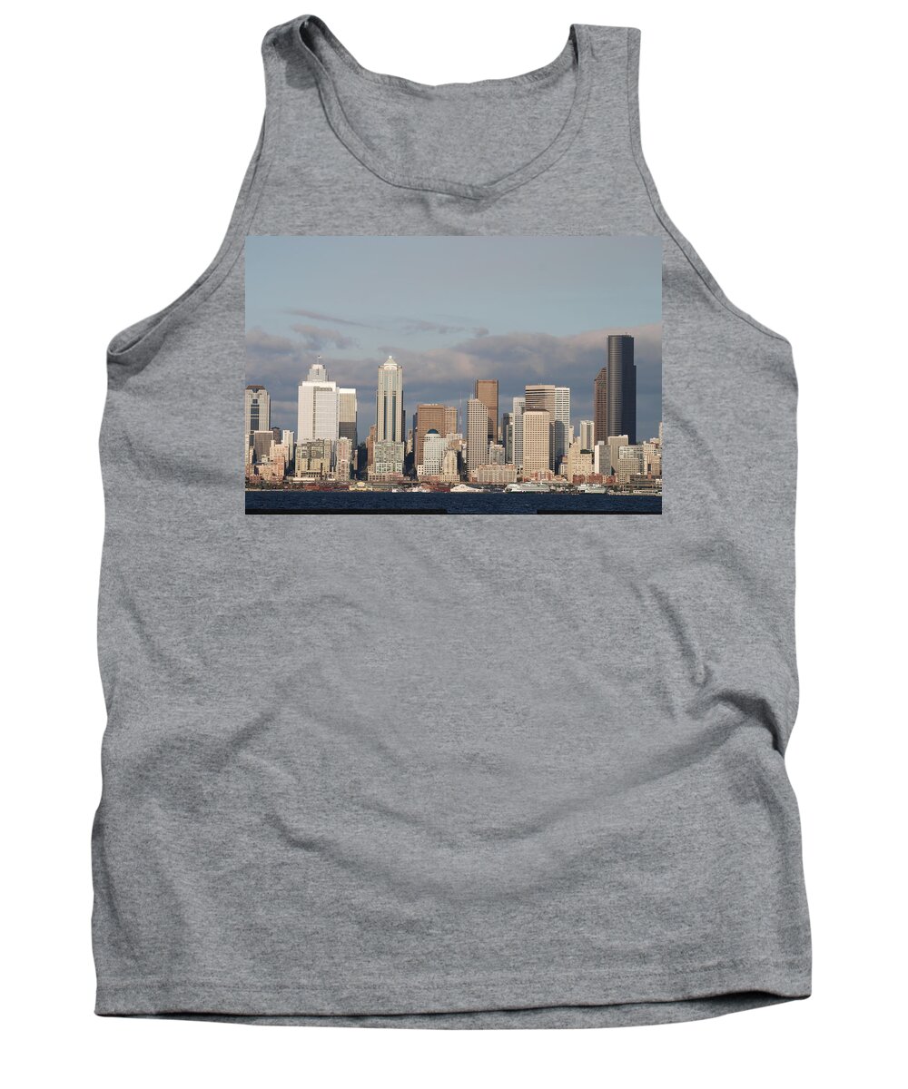 Seattle Tank Top featuring the photograph Seattle Skyline #1 by Michael Merry