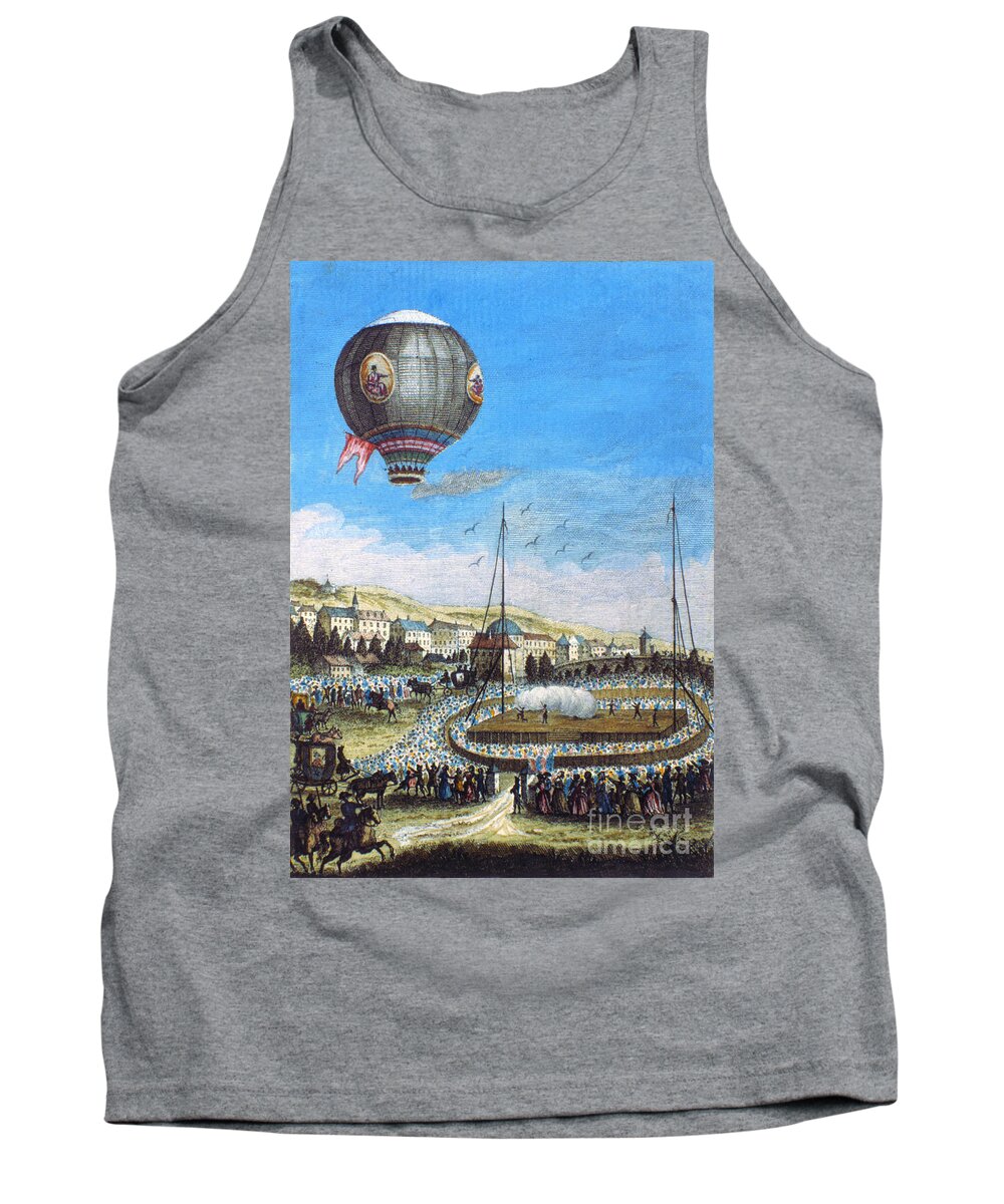 1784 Tank Top featuring the photograph Montgolfier Balloon #7 by Granger