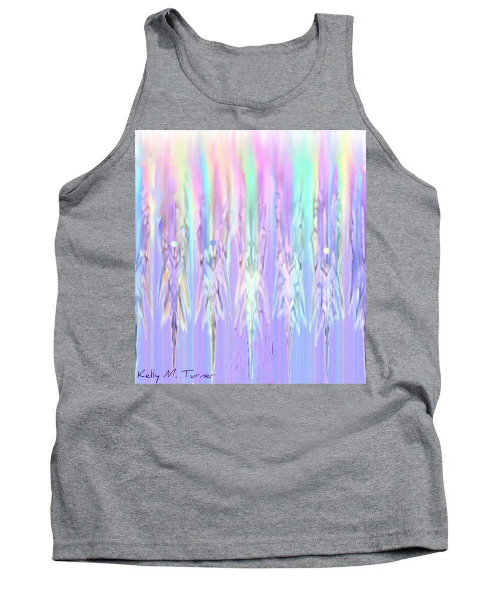 Angels Tank Top featuring the digital art Angels Dancing by Kelly M Turner
