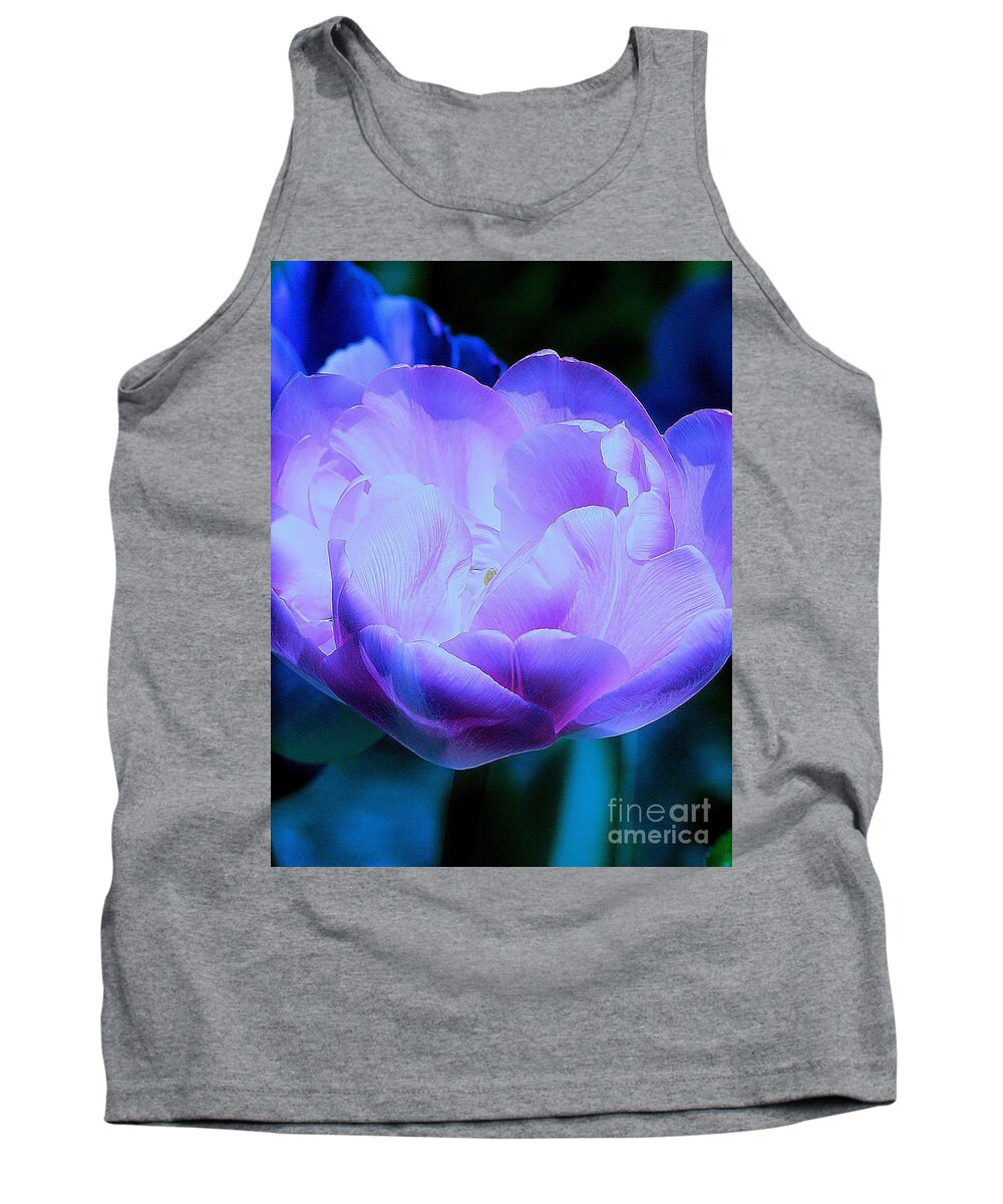 Tulip Tank Top featuring the photograph Avatar's Tulip by Rory Siegel