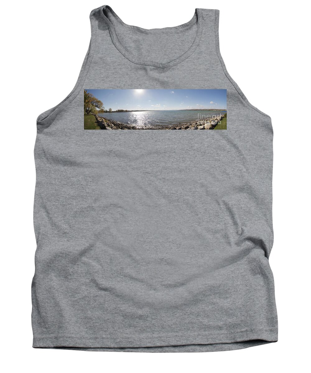 Canandaigua Tank Top featuring the photograph Canandaigua Lake Panorama by William Norton