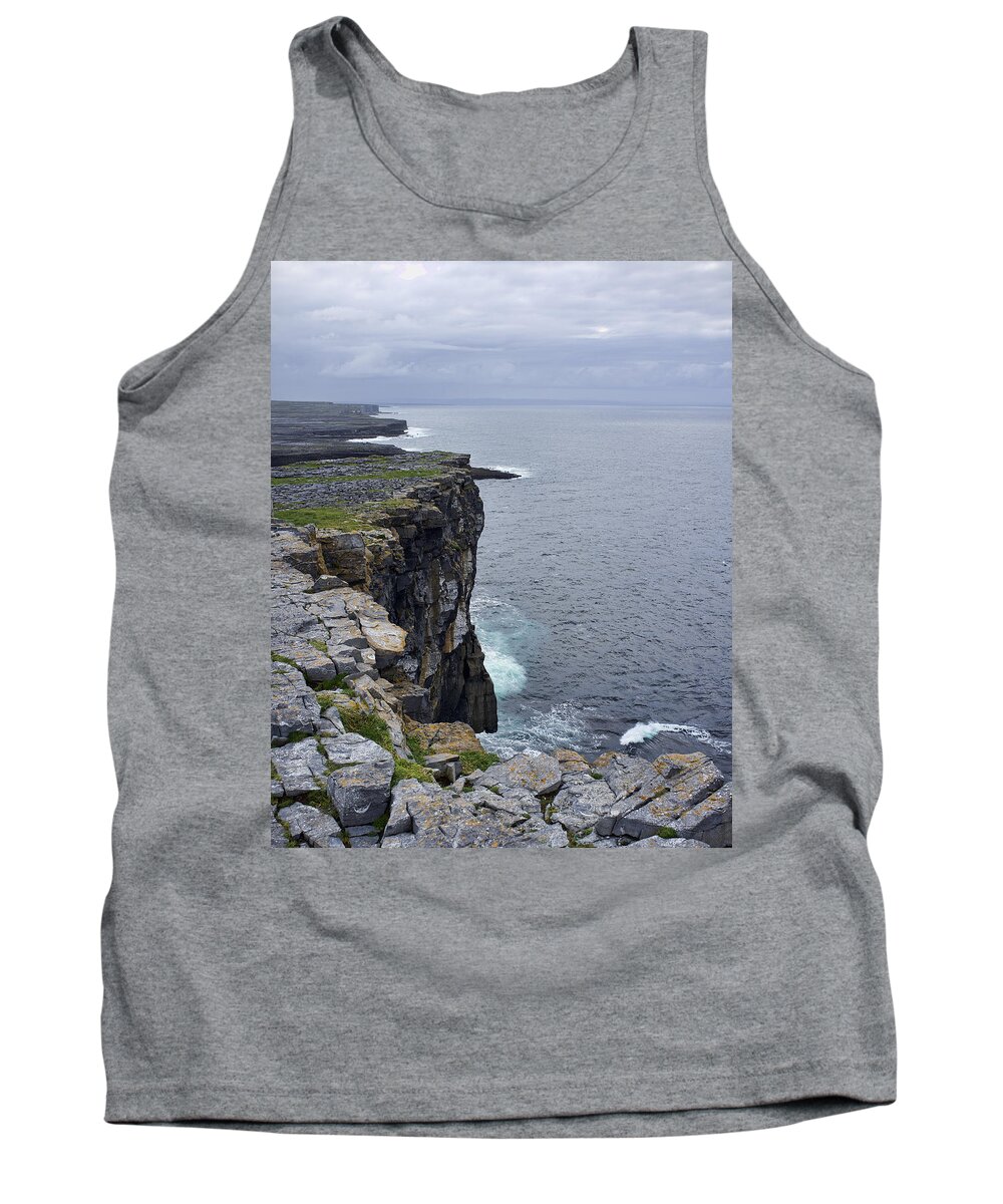 Inishmore Tank Top featuring the photograph Cliffs of Inishmore by Hugh Smith