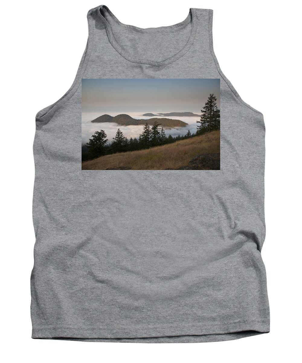 Mp Tank Top featuring the photograph Entrance Mountain And Mount Woolard by Matthias Breiter