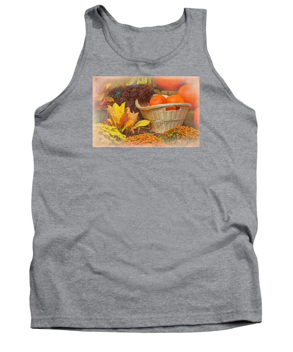 Fall Tank Top featuring the photograph Fall Treasures by Sandi OReilly
