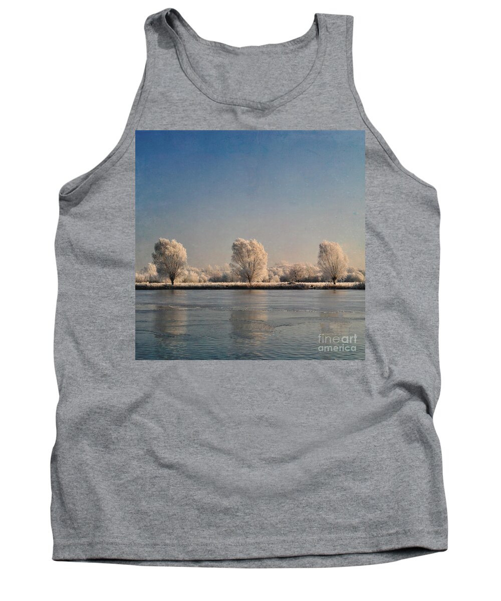 Lake Tank Top featuring the photograph Frozen Lake by Lyn Randle