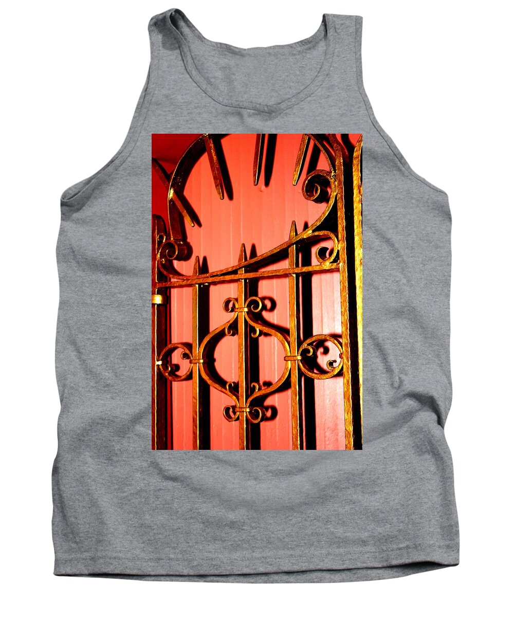 Golden Gate Tank Top featuring the photograph Golden Gate by Leigh Meredith