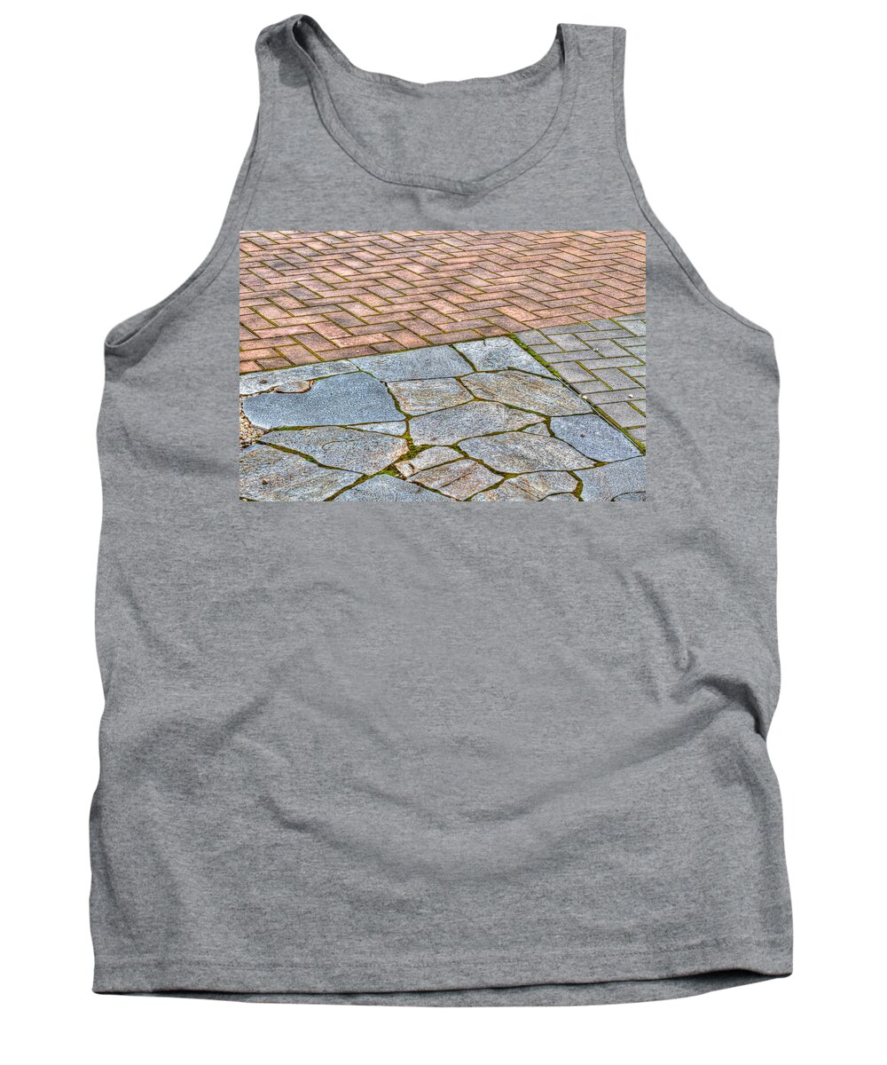 Urban Perspectives Tank Top featuring the photograph Street Design by Jean Noren