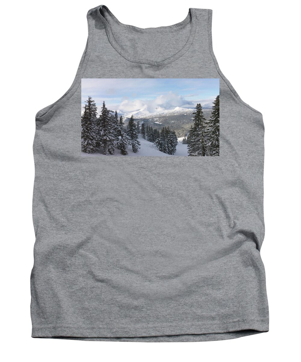 Snow Tank Top featuring the photograph Joyful Day by Quin Sweetman