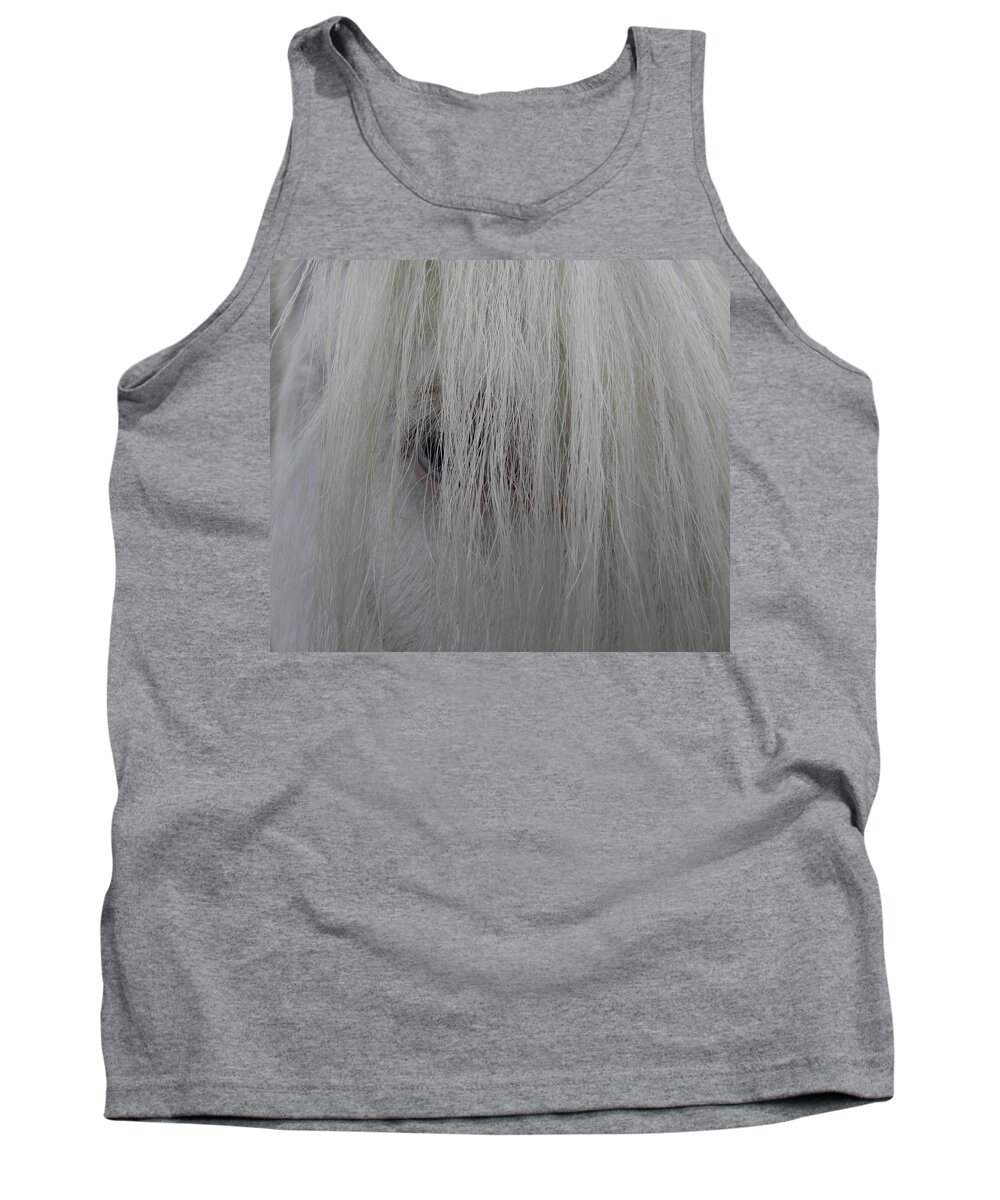 Blue Eyes Tank Top featuring the photograph Just A Hint Of Blue by Kim Galluzzo