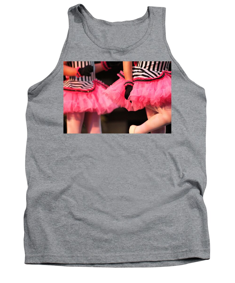 Ballet Tank Top featuring the photograph Little Pink Tutus by Lauri Novak