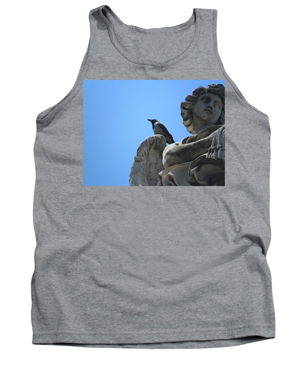 Bird Tank Top featuring the photograph Lookout by Laurel Best