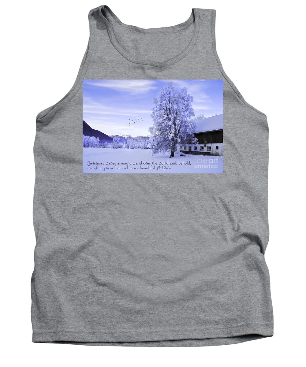 Winter Tank Top featuring the photograph Magic Wand by Sabine Jacobs