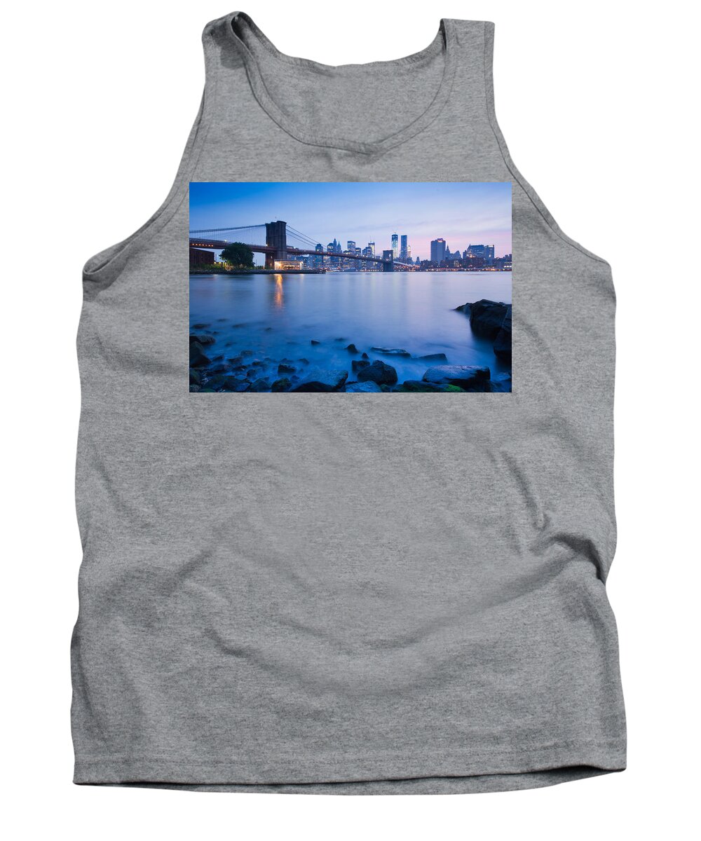 America Tank Top featuring the photograph Manhattan by Mircea Costina Photography
