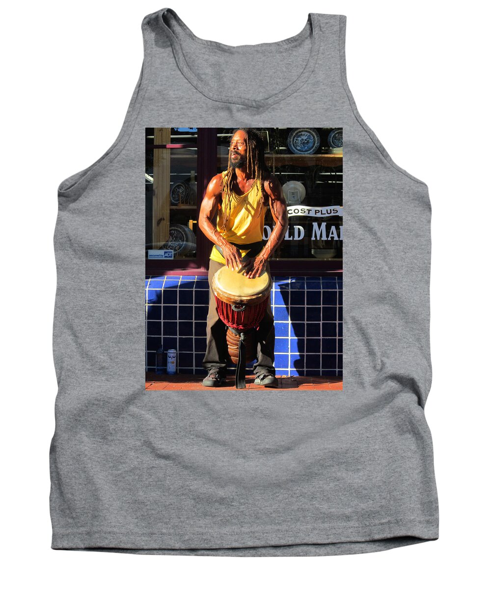 Drums Tank Top featuring the photograph Ngoki by Steve Fields