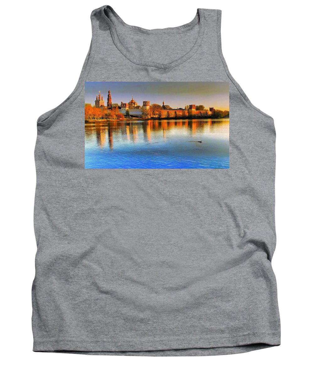 Ancient Tank Top featuring the photograph Novodevichy Convent by Michael Goyberg