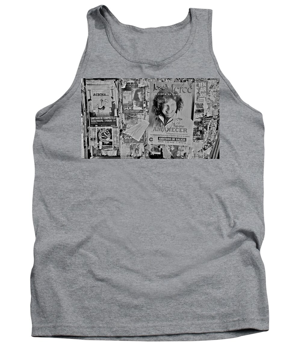 A Coruna Tank Top featuring the photograph Posters Only by Eric Tressler