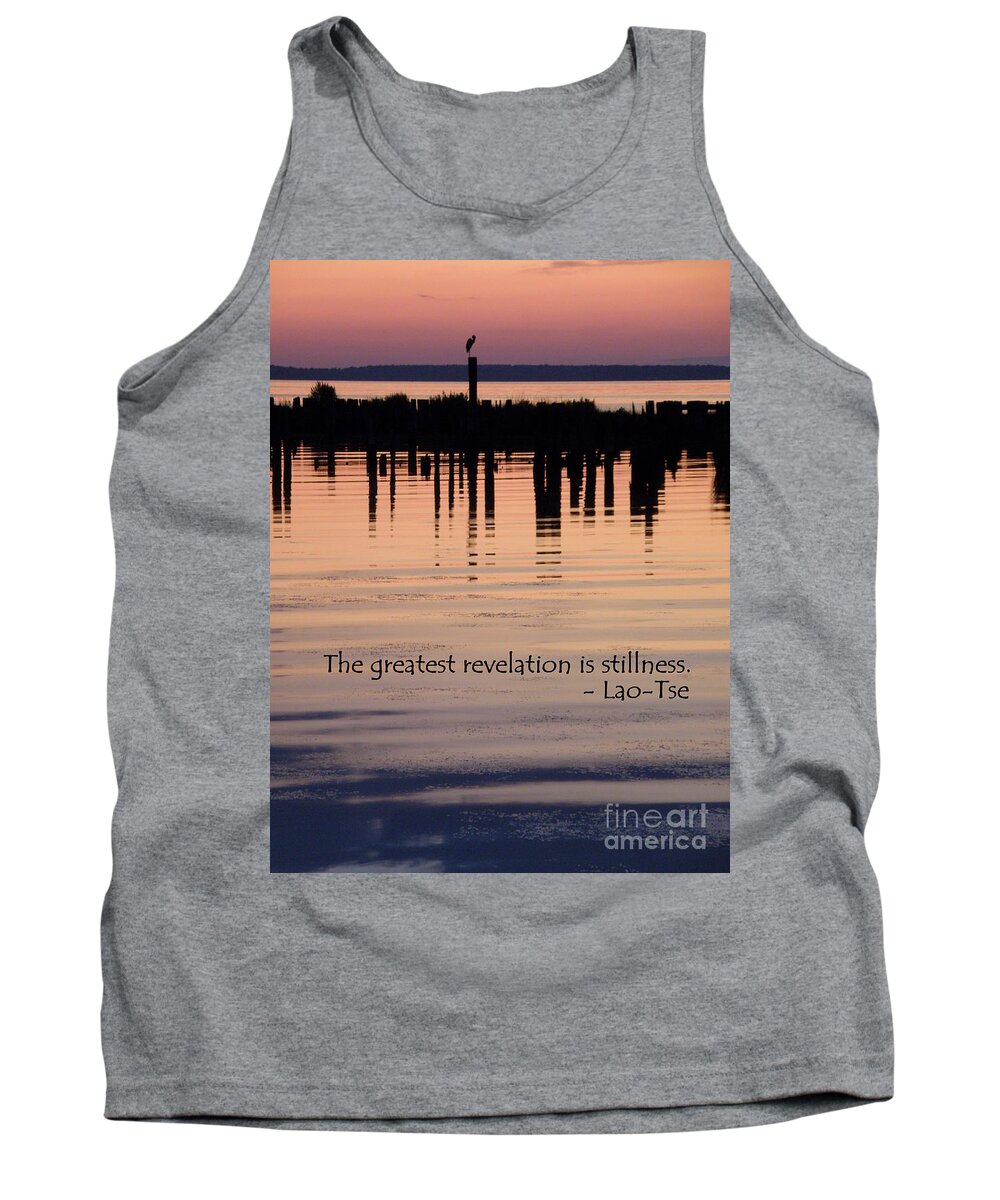Stillness Tank Top featuring the photograph Revelation by Lainie Wrightson