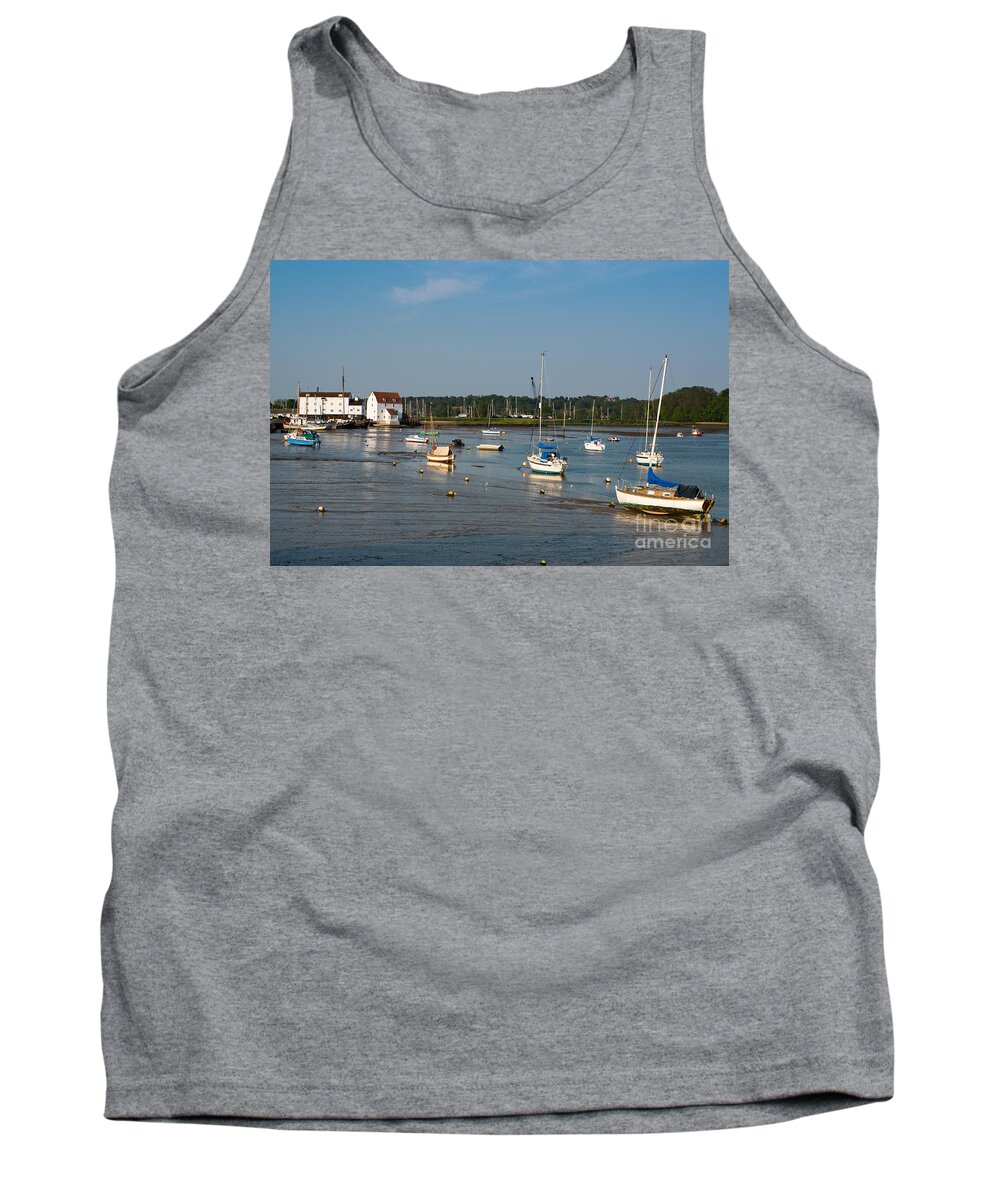 British Tank Top featuring the photograph River Deben estuary by Andrew Michael