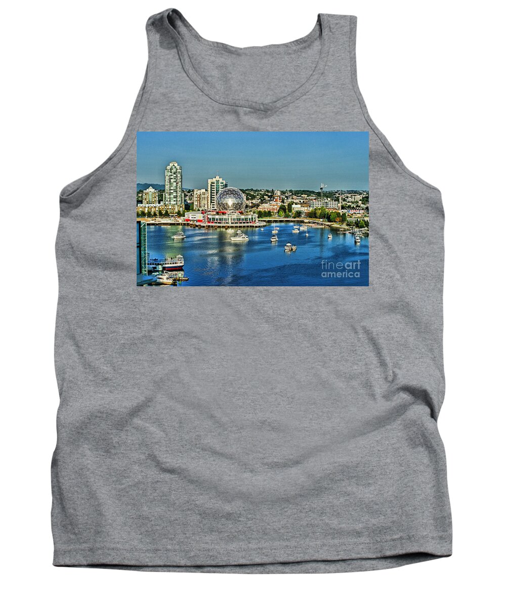 Science World Tank Top featuring the photograph Science World HDR by Randy Harris