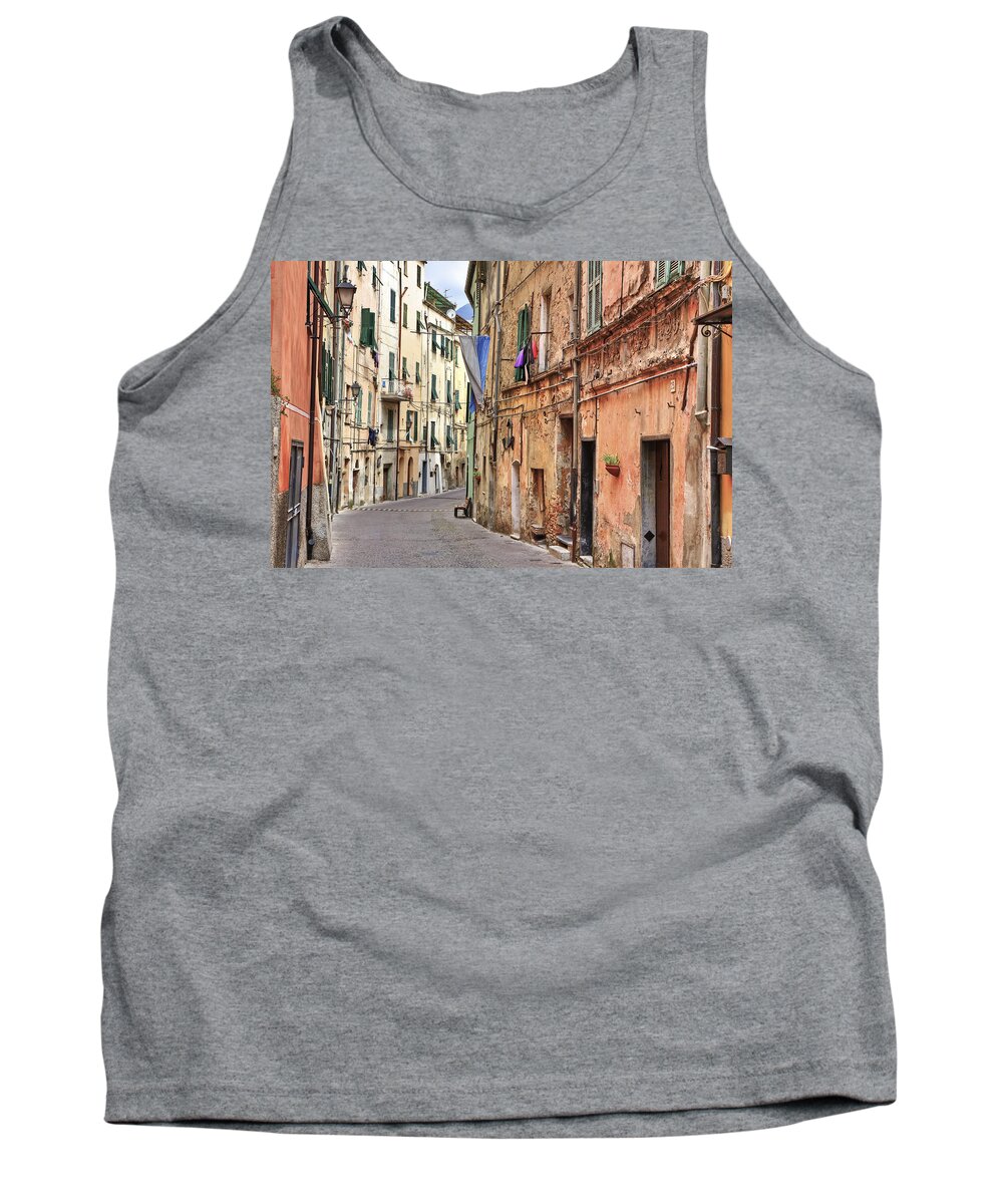 Taggia Tank Top featuring the photograph Taggia in Liguria by Joana Kruse
