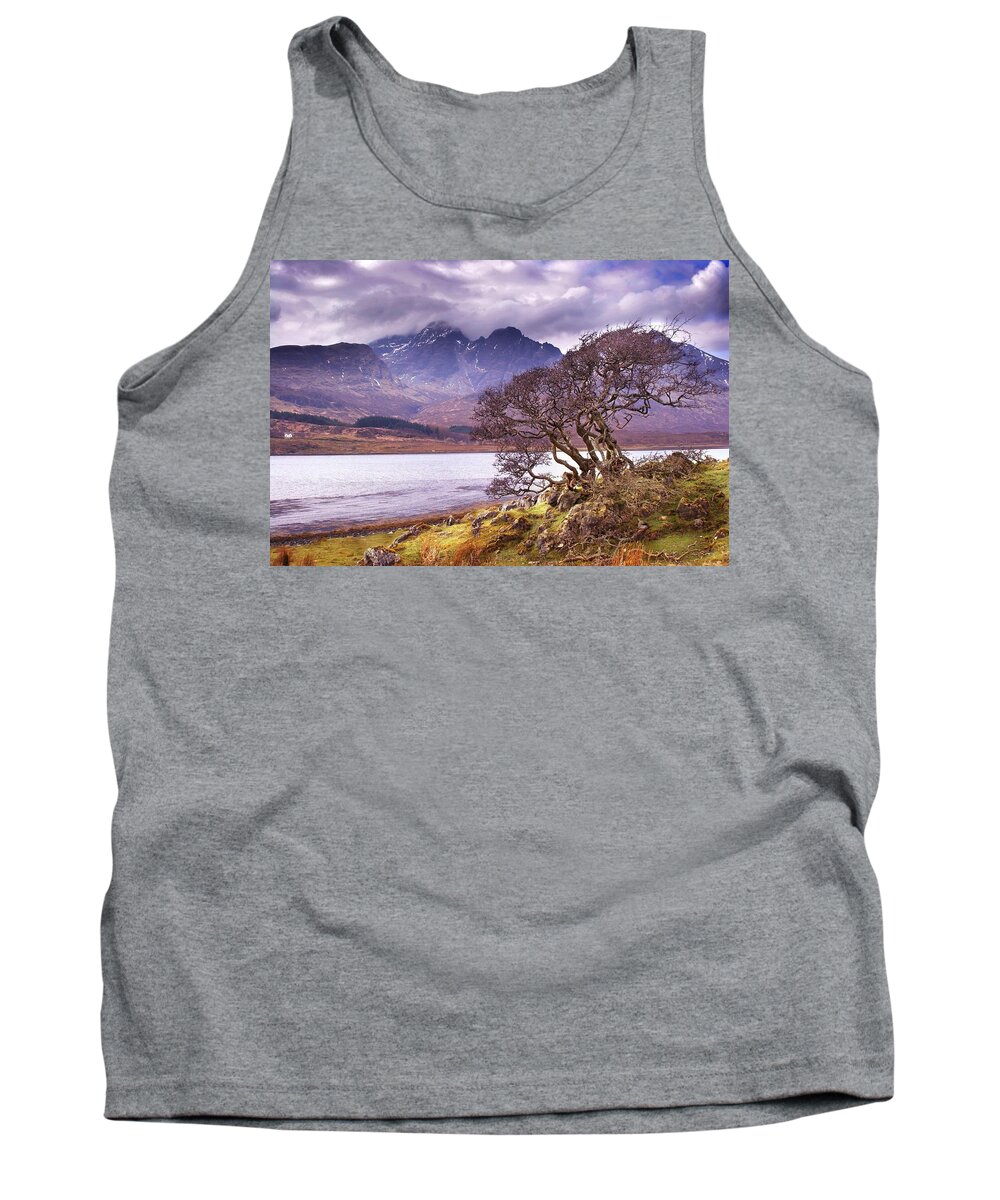 Cuillins Tank Top featuring the photograph The Cuillins Skye by Joe Macrae