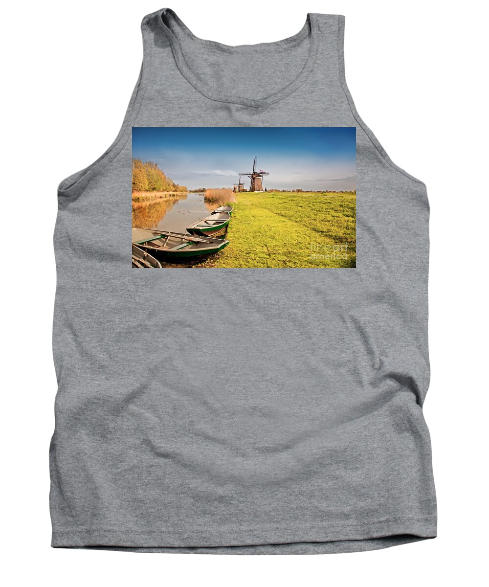 Netherlands Tank Top featuring the photograph Traditional Dutch Landscape by Ariadna De Raadt