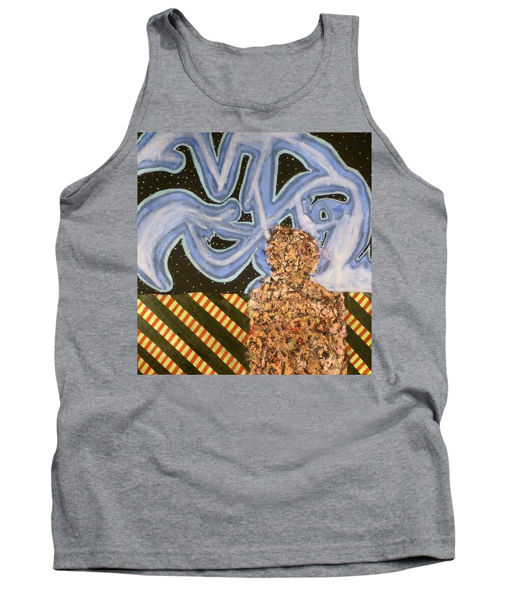  Tank Top featuring the painting Train 4 by JC Armbruster