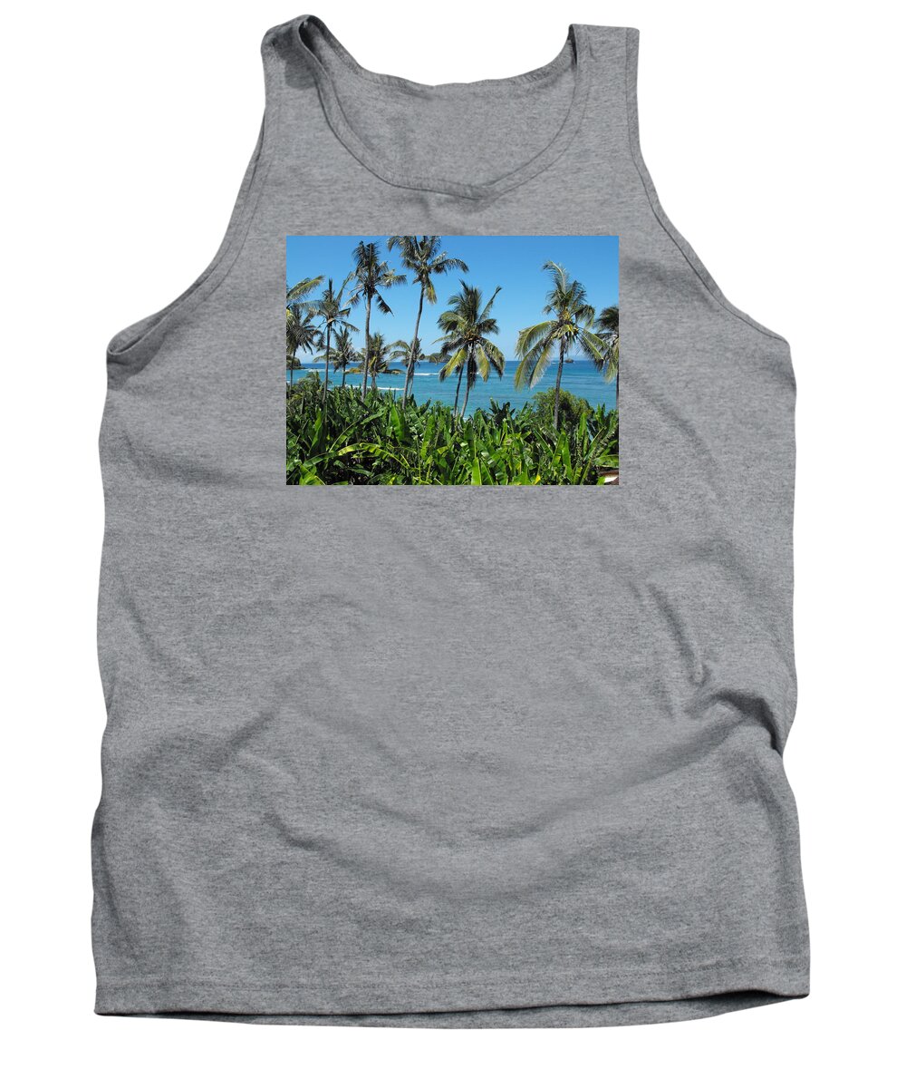 Palm Trees Tank Top featuring the photograph Tropical Delight by Marlene Challis
