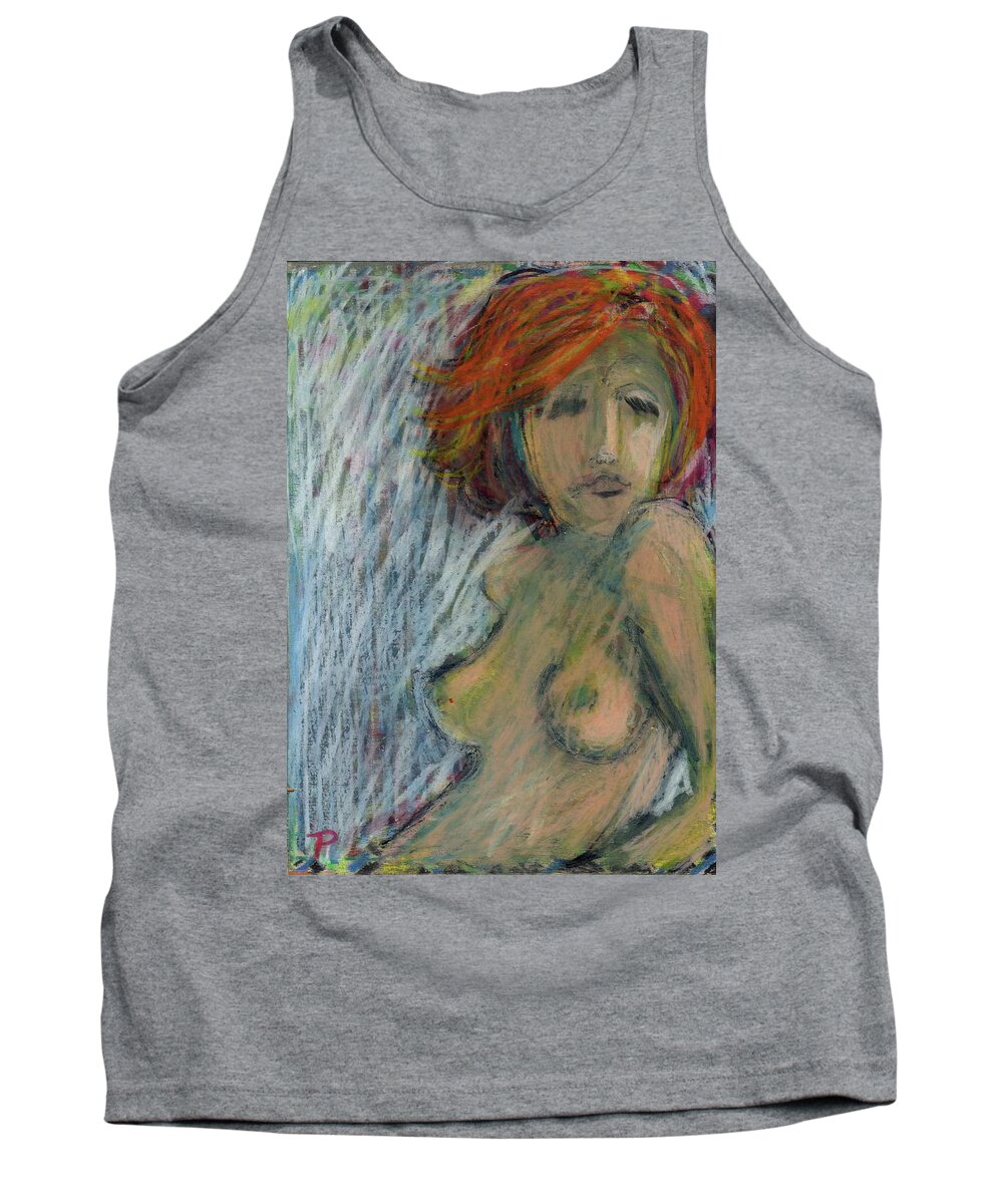 Crayon Tank Top featuring the painting Untitled by Todd Peterson