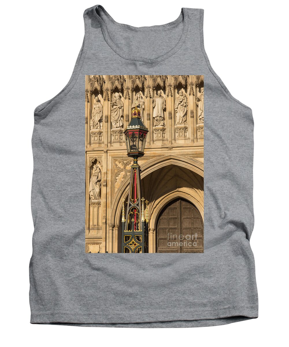 Abbey Tank Top featuring the photograph Westminster Abbey detail by Andrew Michael