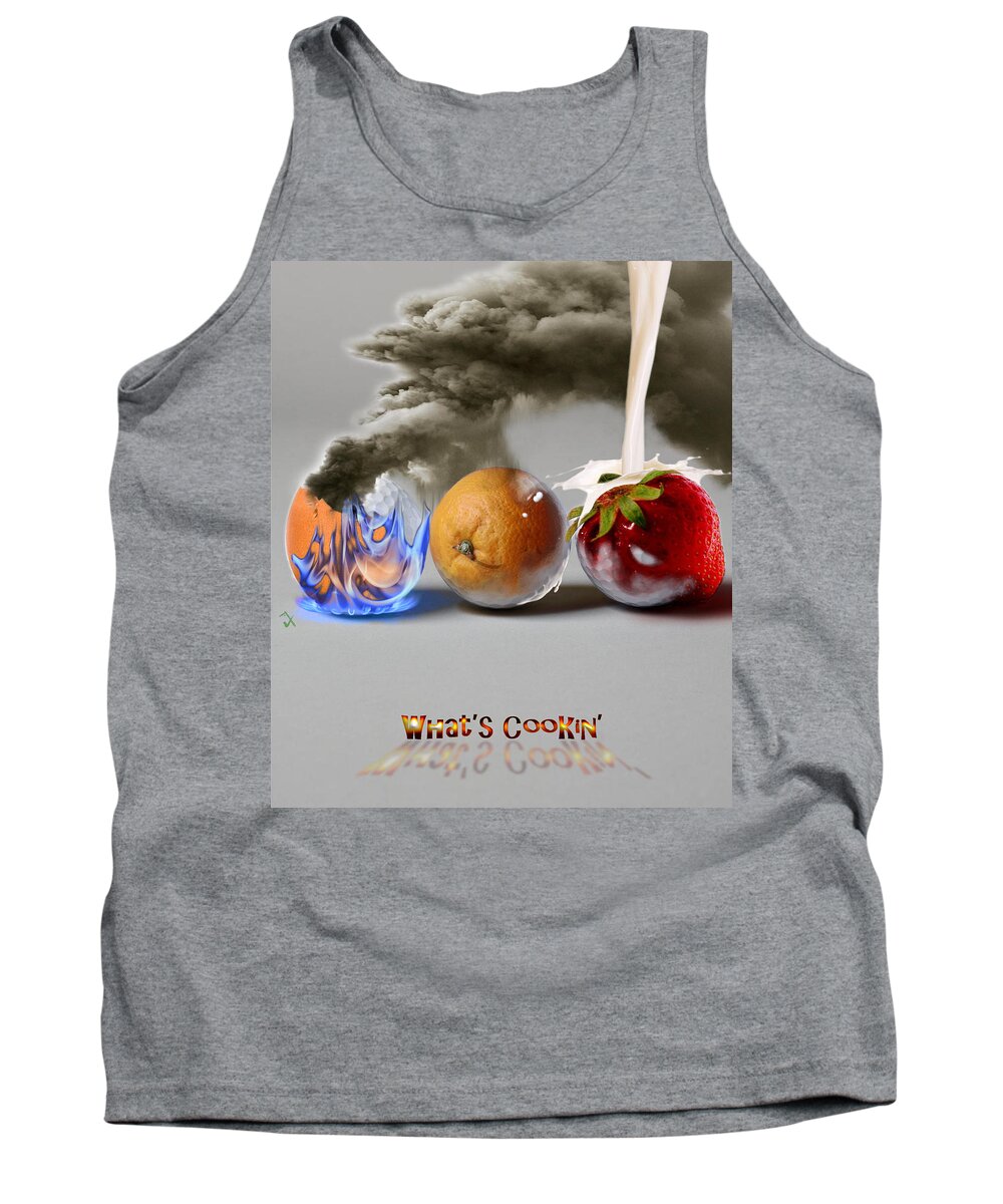 Golf Balls Tank Top featuring the photograph What's Cookin' by Adam Vance